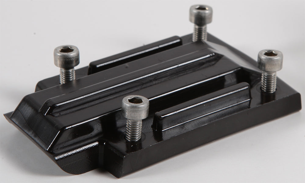 Acerbis Chain Guide Block 2.0 Insert in black for drive chain protection, showing the textured rubber and mounting area.