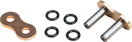 O Ring Rivet Master Link 520 Gold