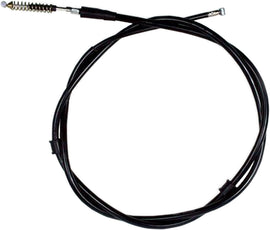 Motion Pro black vinyl parking brake cable 70-20410 for hydraulic control lines, showing the flexible cable and fittings.