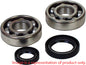 Hot Rods engine main bearing and seal kit with metal bearings and seals laid out on a surface, designed for engine repair.