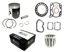 Namura top end kit with composite cylinder for Suzuki 185-3025B1, includes piston components and detailed engine parts.
