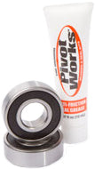 Load image into Gallery viewer, Pivot Works Rear Wheel Bearing Kit 52-0587 drive component showing bearings and metal parts for motorcycle wheel maintenance.