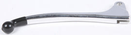 Fire Power silver brake lever with black tip, 56-6264B, designed for motorcycle or bicycle braking systems.