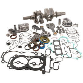 Vertex Complete Engine Rebuild Kit for Pol WR00010, featuring engine components laid out on a clean surface.