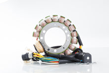 Load image into Gallery viewer, Ricks Motorsport Electric stator for motorcycle, showing the electrical component with copper wiring and mounting points.