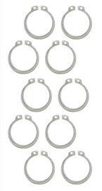 All Balls engine countershaft clips, pack of 10, visible close-up of metal clips used for motorcycle or engine assembly.