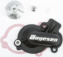 Load image into Gallery viewer, Boyesen waterpump cover and impeller kit in black, featuring the 59-8625AB model for enhanced waterpump performance.