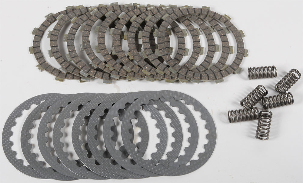 EBC Motorcycle Brakes Dirt Racer Clutch Set Drc108 15-1908 with clutch plates and components on a white background
