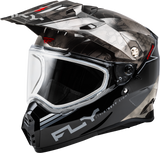 Fly Racing - Trekker Cw Conceal Helmet Dual Shld Black/Grey/White Xl - 73-31357X