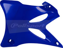 Load image into Gallery viewer, Blue Polisport Plastics radiator shroud for body protection, designed for off-road motorcycles, part number 64-3918.