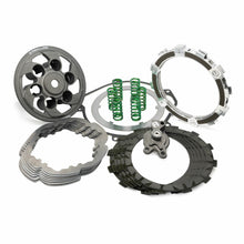 Load image into Gallery viewer, Rekluse Radius X clutch for KTM motorcycles, showing a close-up of the clutch assembly with branded components and detailed metal parts.