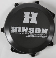 Load image into Gallery viewer, Hinson clutch cover for Yamaha YZ250F 2014 engine, durable black metal with detailed branding and mounting hardware visible.