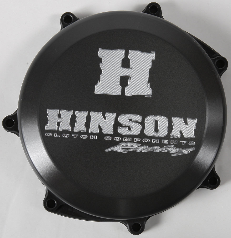 Hinson clutch cover for Yamaha YZ250F 2014 engine, featuring durable metal construction and precise fit for motorcycle performance.