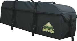ATV-TEK Arch Expedition Bag in black, outdoor luggage with multiple compartments and durable straps for ATV adventures.