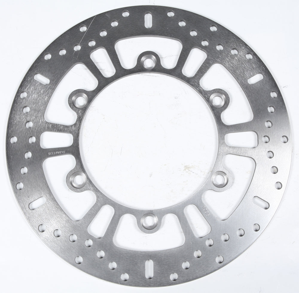 EBC Motorcycle Brakes standard brake rotor 15-1008 with vented design and metallic finish for enhanced braking performance