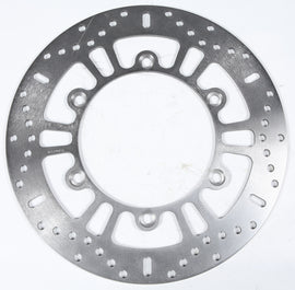EBC Motorcycle Brakes standard brake rotor 15-1008 with vented design and metallic finish for enhanced braking performance
