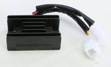 Load image into Gallery viewer, Ricks Motorsport Electric regulator and rectifier for motorcycle electrical systems, showing metallic components and wiring connections.