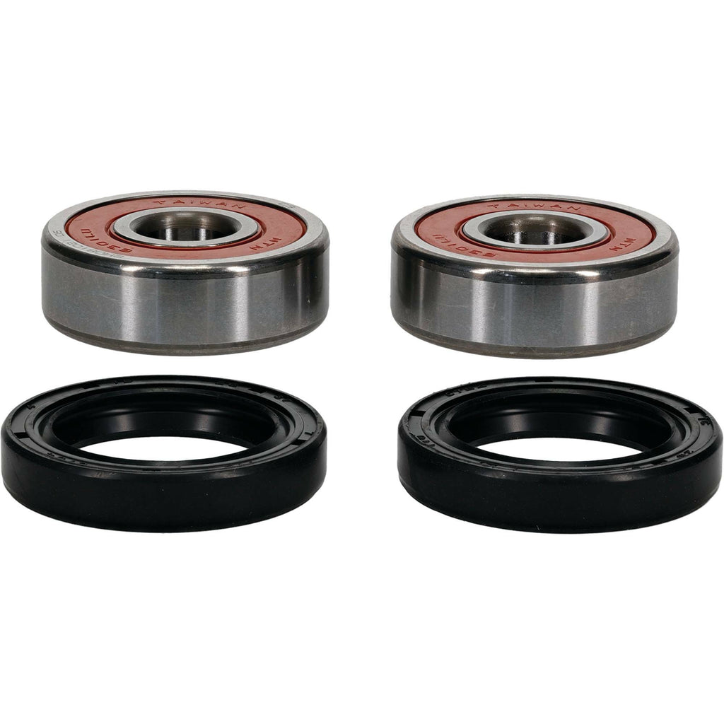 Pivot Works Premium Drive Wheel Bearing Kit 22-51300P with bearings and components for motorcycle wheel assembly.