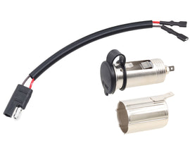 SP1 12V power outlet with 42-9202 polarity, electrical component for vehicle or appliance use, shown in close-up image.