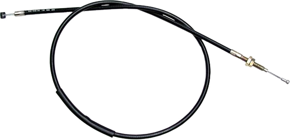 Motion Pro black vinyl clutch cable 70-2516 for motorcycle control lines, showing a close-up of the durable cable.