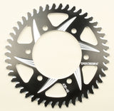 VORTEX - Rear Cat5 Sprocket Aluminum 46t-520 Blk Kaw/Suz/Yam - 3-435ZK46