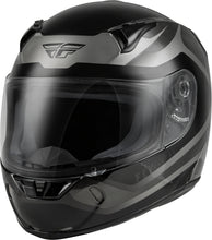 Load image into Gallery viewer, Fly Racing Revolt Rush helmet in grey and black with ventilation vents, size medium, designed for motocross and off-road riding.