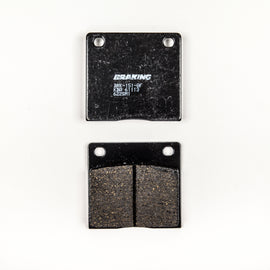 Semi-metallic braking brake pad set for 31-622S wheels, branded Braking, with visible metal components and brake pad surfaces.