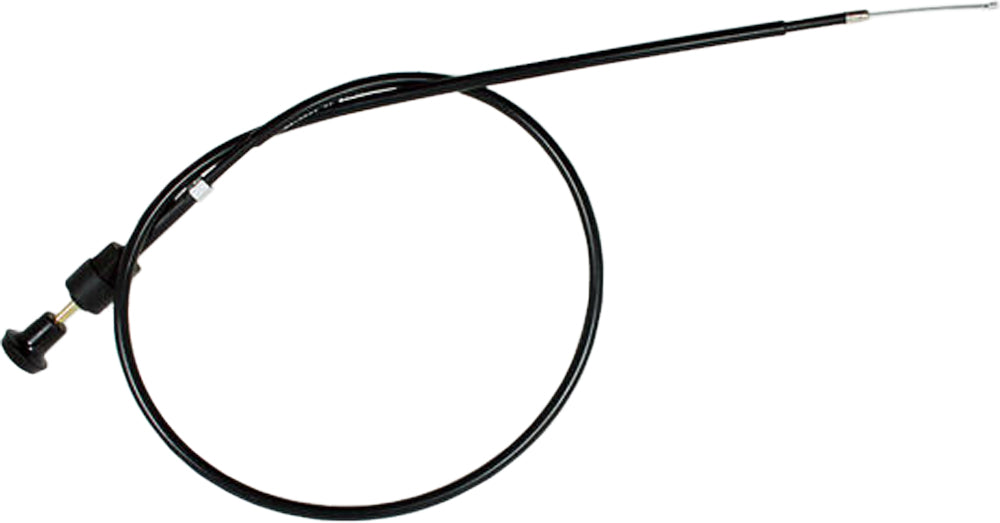 Motion Pro black vinyl choke cable for hydraulic control lines, featuring durable construction and precise fitting.
