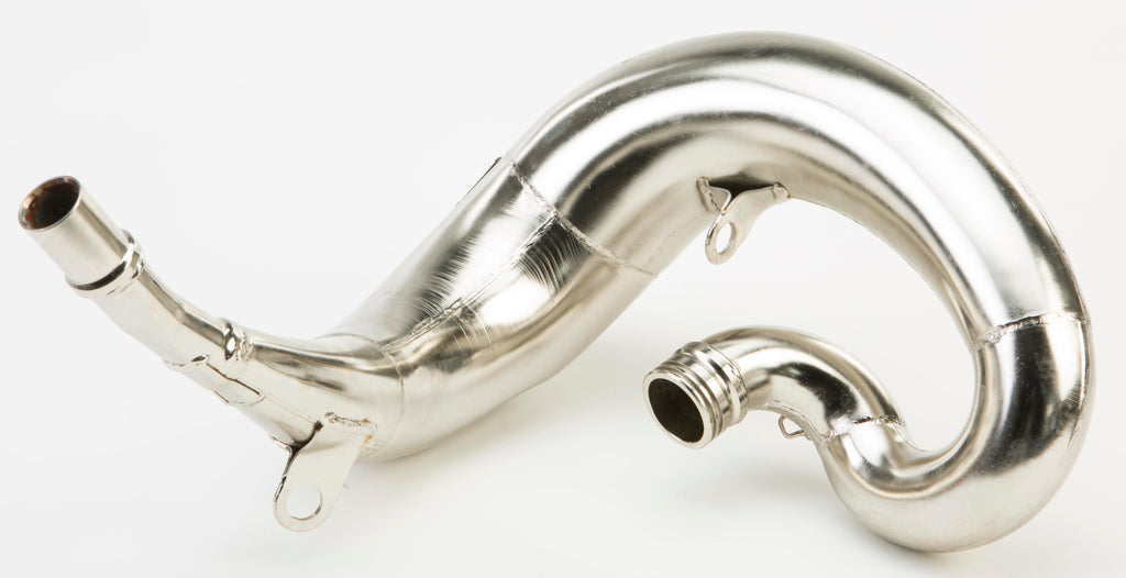 Pro Circuit Platinum exhaust pipe for KTM and Husqvarna motorcycles, showcasing the shiny, cylindrical exhaust with branding details.