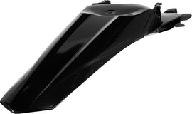 Black Acerbis rear fender for Honda CRF250 motorcycle, showing the sleek, durable plastic design with mounting points.