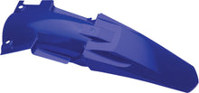 Load image into Gallery viewer, Blue Acerbis rear fender for motorcycle, featuring a durable design and vibrant color, shown from the side view.