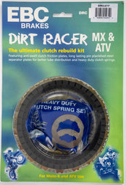 EBC Motorcycle Brakes Dirt Racer Clutch Kit DRC277 with clutch plates and components for dirt bike clutch system.