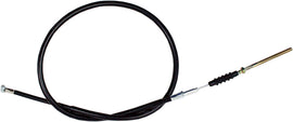 Motion Pro black vinyl front brake cable 70-2091 for motorcycle, showing the cable with protective black vinyl coating.
