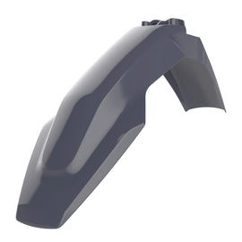 Polisport Plastics Nardo Grey front fender for Husqvarna motorcycle, showcasing the durable plastic design and sleek finish.