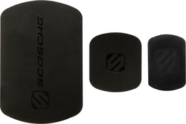 Scosche Magic Mount Plate Kit 194-1111, a mounting bracket with magnetic plate for device attachment, shown in black.