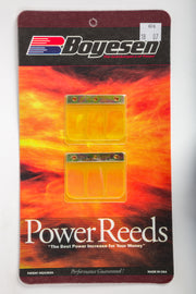 Boyesen motorcycle reeds 59-7606 for intake and carburetor systems, showing durable reed valves in close-up.