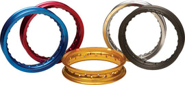 Pro-Wheel off-road black 1.40x17 inch rim with 36 holes, suitable for rugged off-road vehicles.