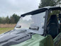 SEIZMIK Versa Vent Windshield for Yamaha RMAX, durable clear windscreen with venting system for off-road vehicles.
