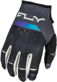 Fly Racing - Kinetic Reload Gloves Charcoal/Black/Blue Iridium Lg - 377-510L