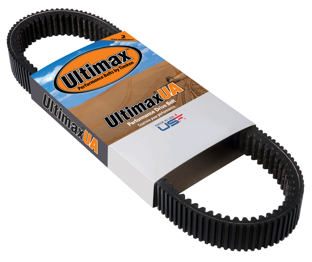 Ultimax Ua Drive Belt 21-493, a black automotive belt designed for engine drive systems, shown in the image.