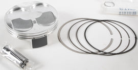Wiseco Armorglide piston kit with 96mm standard size, 13:1 compression ratio, honed finish, for high-performance engines.