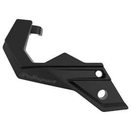 Polisport Plastics Bottom Fork Protector in black for street bikes, showing the protective plastic component mounted on the fork.
