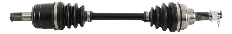 All Balls heavy-duty front axle with six ball bearings for enhanced durability and performance, shown in the product image.