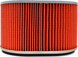 Emgo air filter 78-9355 showing a clean, cylindrical filter element with pleated design for motorcycle or vehicle engine filtration.