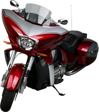 Load image into Gallery viewer, National Cycle V-Stream 10.5-inch light smoke motorcycle windshield, clear view windscreen for Victory models