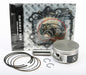 Namura Top End Kit for Yamaha 186-40044 with piston, rings, and components in a sealed package for engine rebuild.