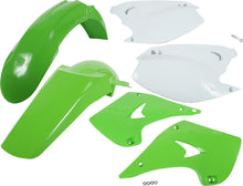 Load image into Gallery viewer, Acerbis green plastic kit for street motorcycle, includes various panels and fairings, designed for Acerbis motorcycle models.