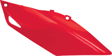Load image into Gallery viewer, Red Acerbis side panels for motorcycle, featuring durable plastic construction and brand logo, designed for easy installation.