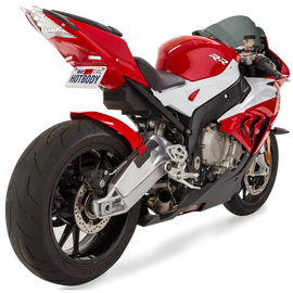 Unpainted Hotbodies Racing Abs Undertail for BMW motorcycle, showcasing sleek, lightweight design and precise fit for enhanced performance.