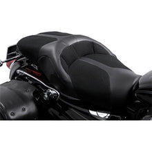 Load image into Gallery viewer, Danny Gray Tourist Air Leather XL motorcycle seat for Harley Davidson, featuring plush black leather and ergonomic design.